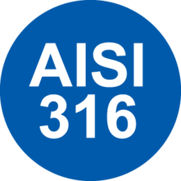 Verkrijgbaar in AISI 316
